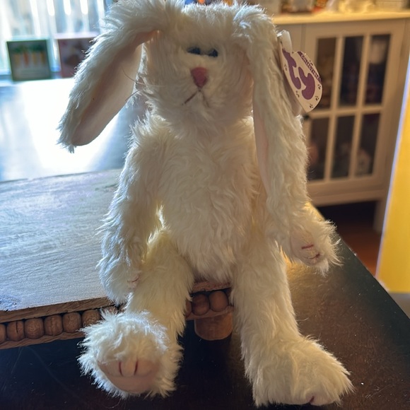 Ty Collectible Retired 1993 Vintage IVY Handmade Hare Just Adorable π₯° Rabbit - Picture 3 of 13